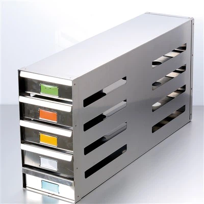 छाती फ्रीजर और तरल नाइट्रोजन टैंक के लिए क्रायो रैक / क्रायोजेनिक फ्रीजर रैक